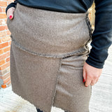 Wool Mini Skirt