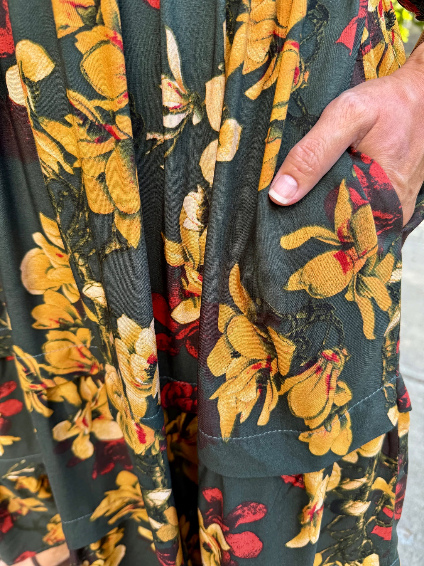 Portofino Midi Dress 3/4 sleeve