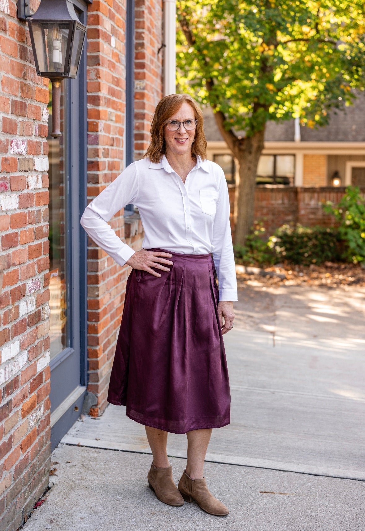 Wide Box Pleat Skirt Evolverie Clothing Wide Box Pleat Skirt Evolverie Clothing