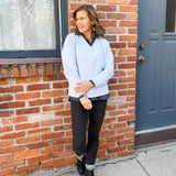 Fleece V-Neck Pull-Over