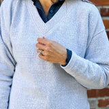 Fleece V-Neck Pull-Over