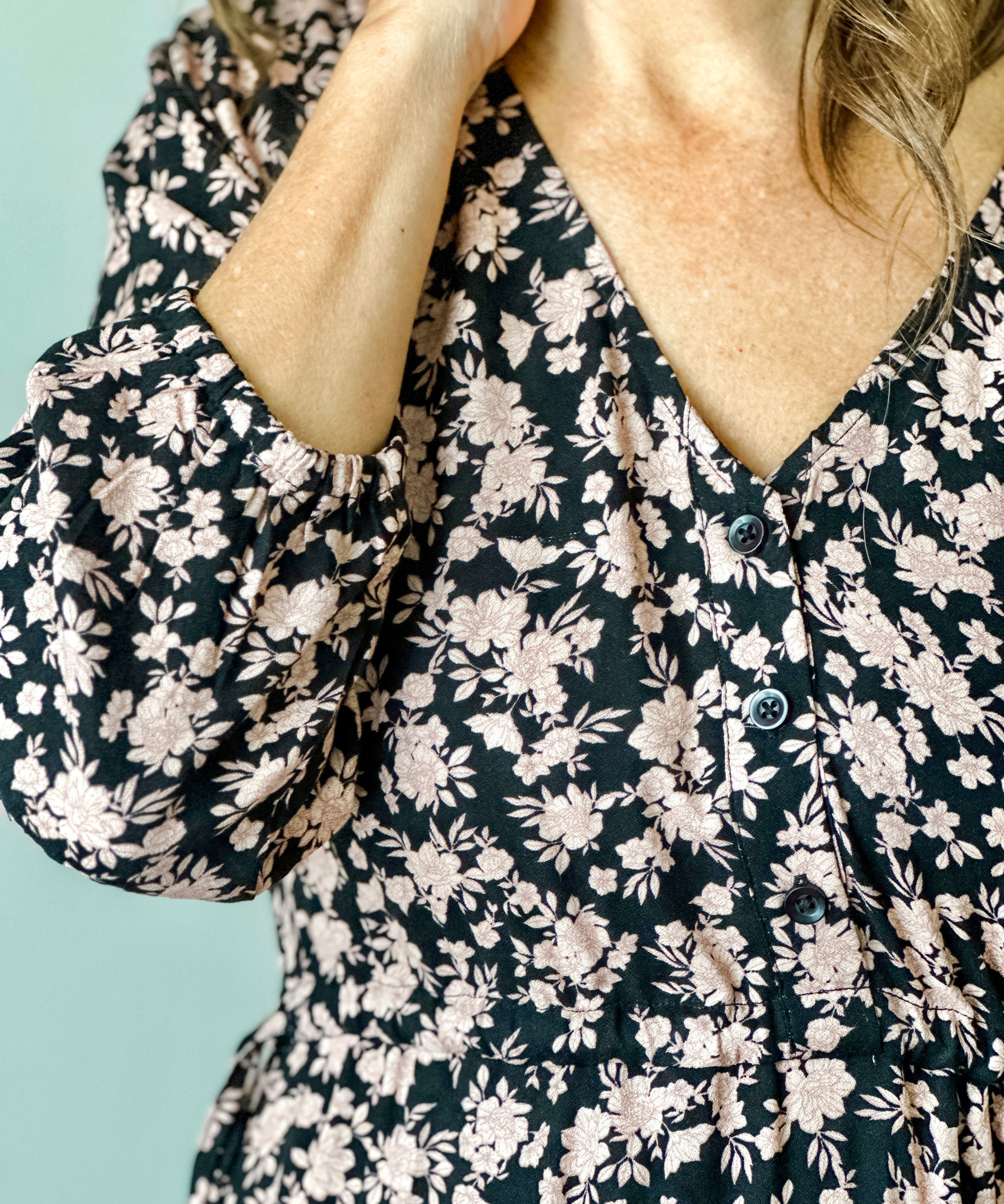 Midi Dress with Tie Waist