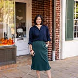 Push-Up Sleeve Button-Up