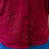 Push-Up Sleeve Button-Up