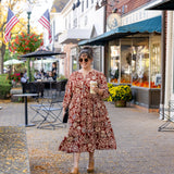 Portofino Midi Dress 3/4 Sleeve