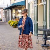Portofino Midi Dress 3/4 Sleeve