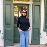 Foldover Batwing Top