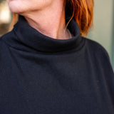 Foldover Batwing Top