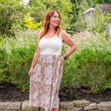 Mixed Media Tank Dress
