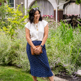 Sleeveless Cotton-Blend Cardigan Sweater