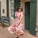 Jewel Button-Front Midi Dress