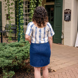 Denim Mini Skirt