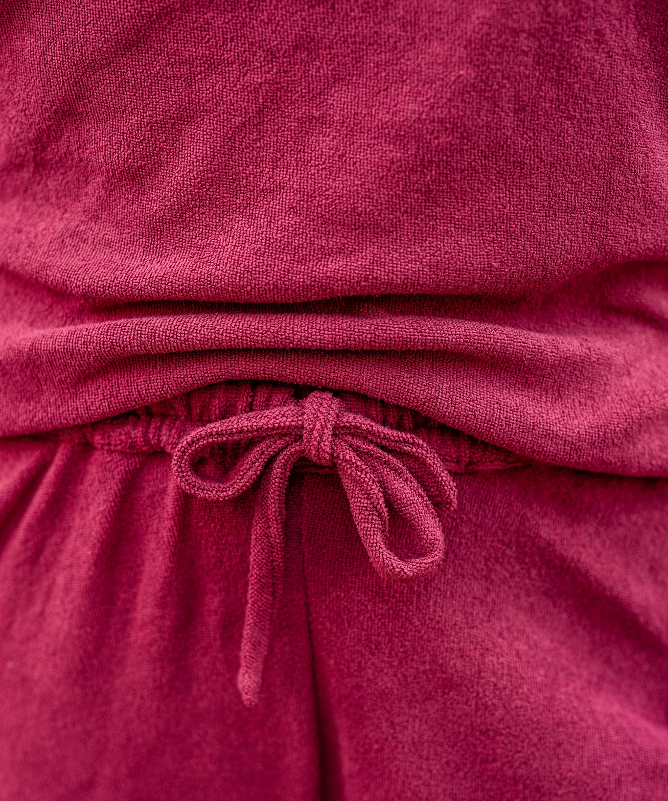 Terry Towel Crop Pant