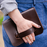 Hold On Leather Clutch