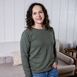Soft Shoulder French Terry Top