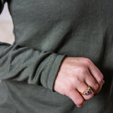 Soft Shoulder French Terry Top