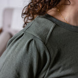 Soft Shoulder French Terry Top