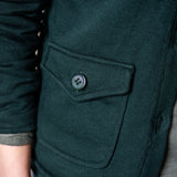 Raw Hem Button Front Cardigan Jacket