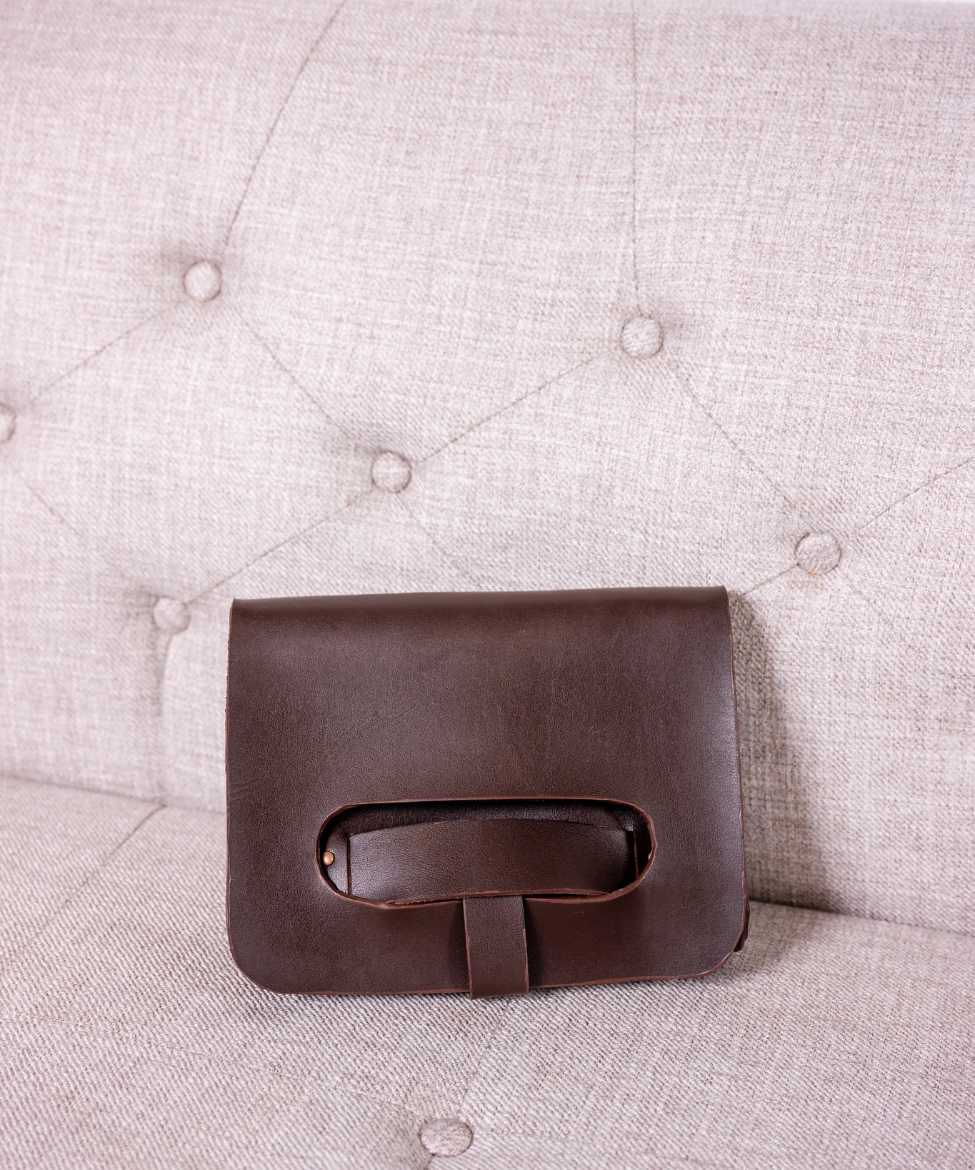 Hold On Leather Clutch
