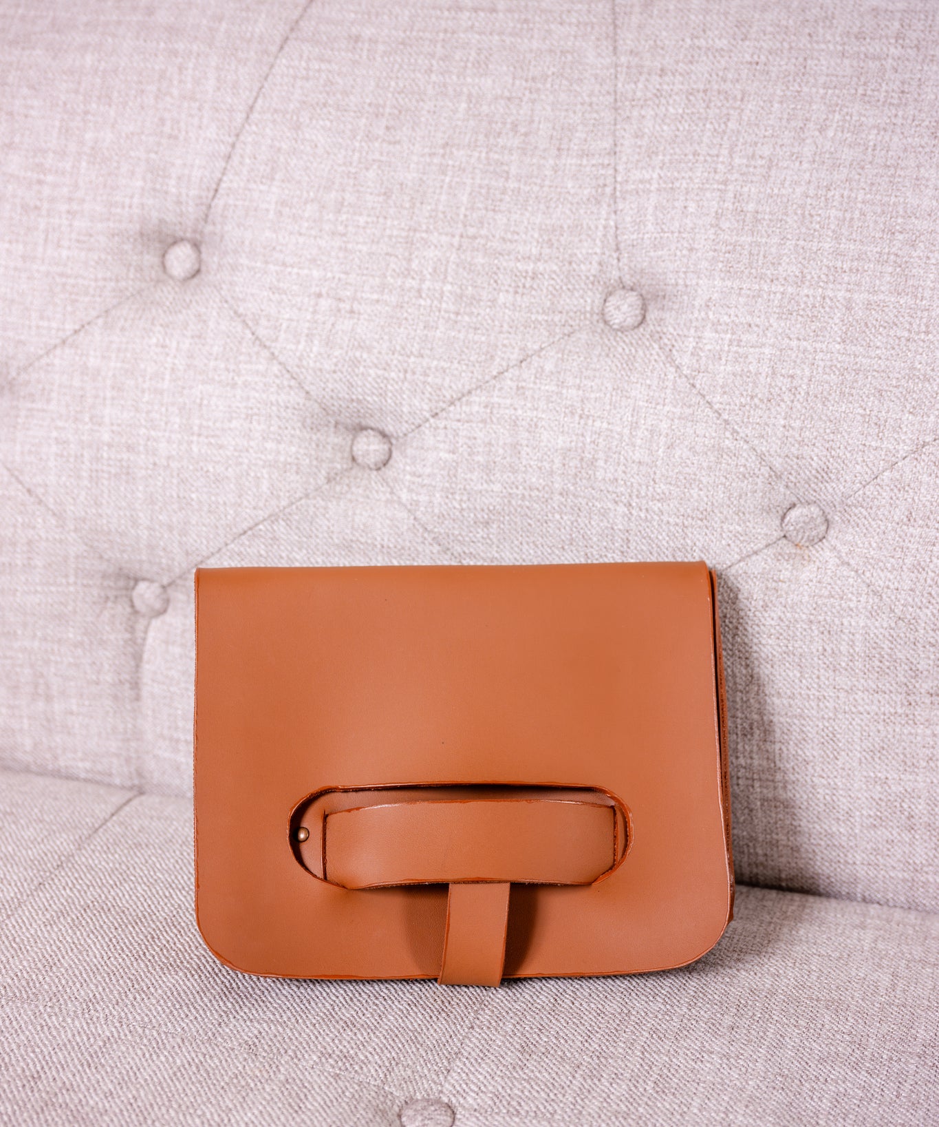 Hold On Leather Clutch