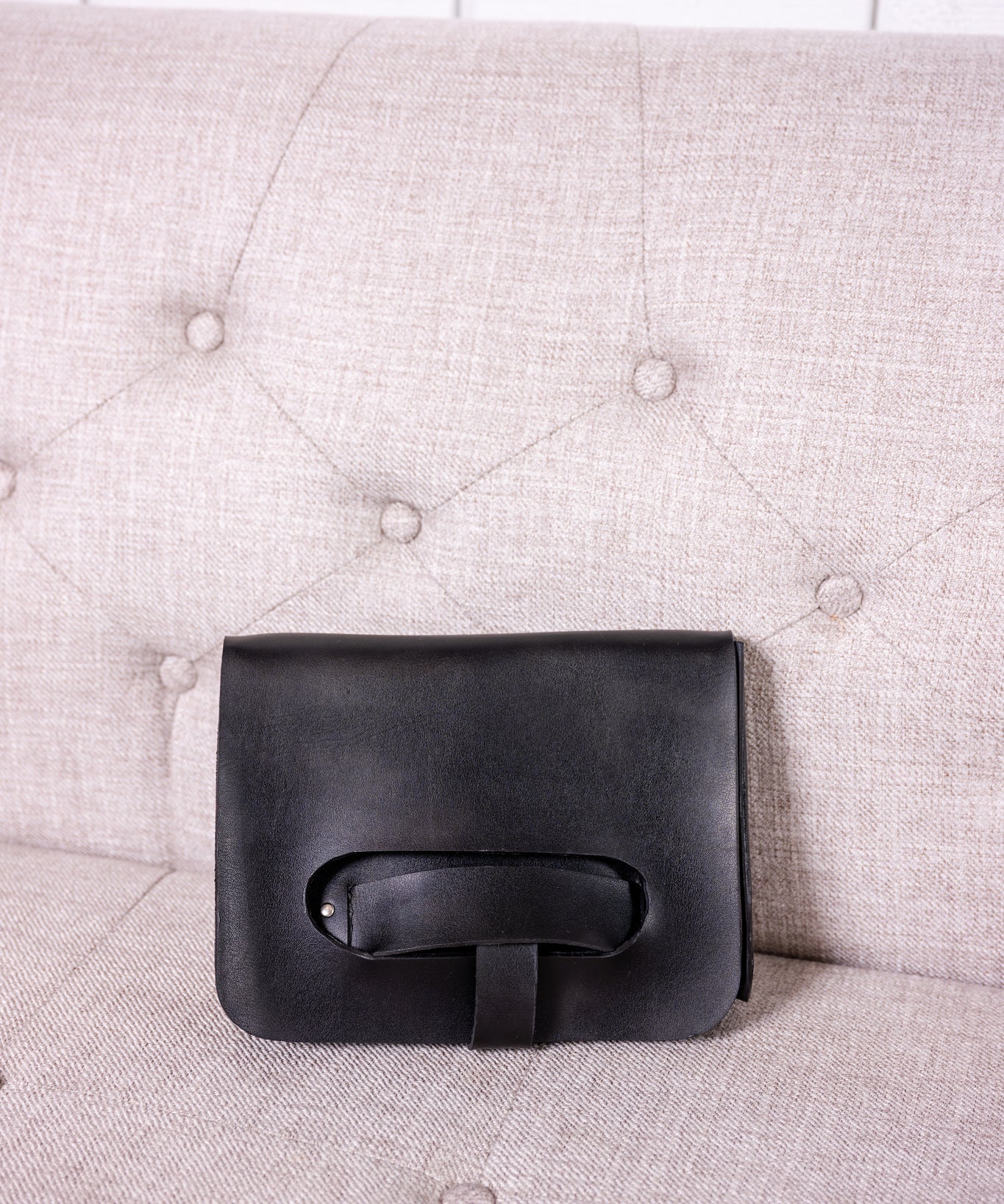 Hold On Leather Clutch