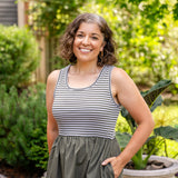 Mixed Media Tank Dress