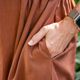 Zip Front Midi Dress