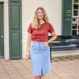 Short Sleeve Knit Top