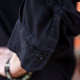 Push-Up Sleeve Button-Up
