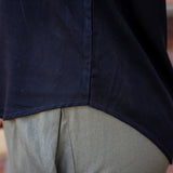 Push-Up Sleeve Button-Up