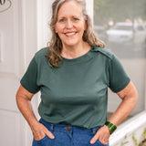 Short Sleeve Knit Top