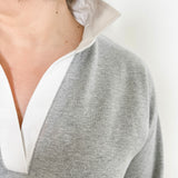 Pull-Over Polo Shift Dress