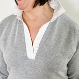 Pull-Over Polo Shift Dress