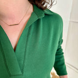 Pull-Over Polo Shift Dress