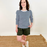 Puff Sleeve Knit Top