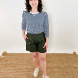 Puff Sleeve Knit Top