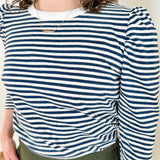 Puff Sleeve Knit Top