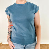 Strong Shoulder Knit Top