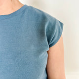 Strong Shoulder Knit Top