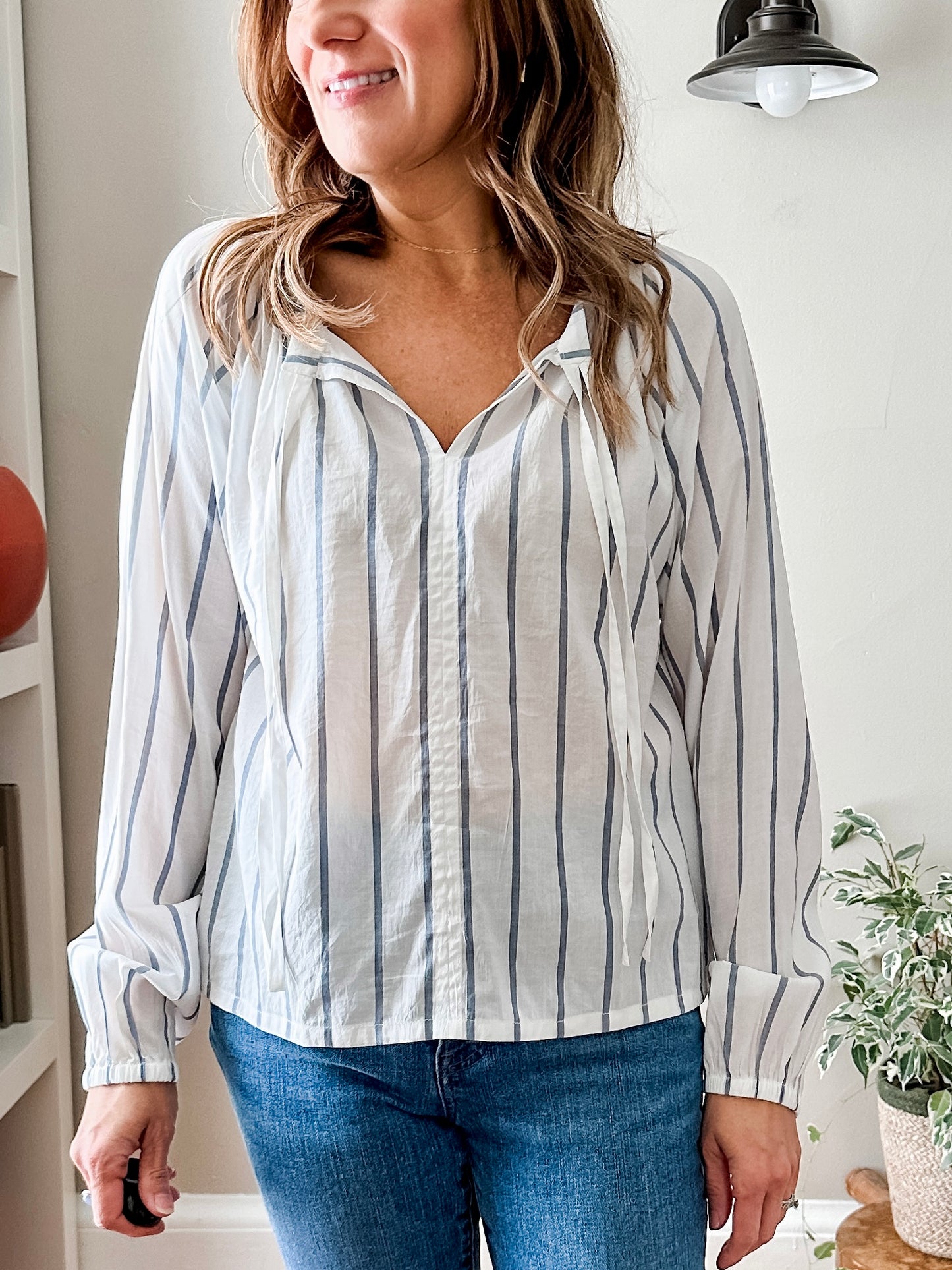 Willow Blouse with Neck Ties