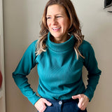 Mock Neck Relaxed Body Suit