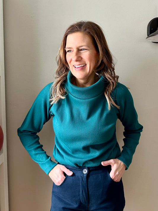 Mock Neck Relaxed Body Suit