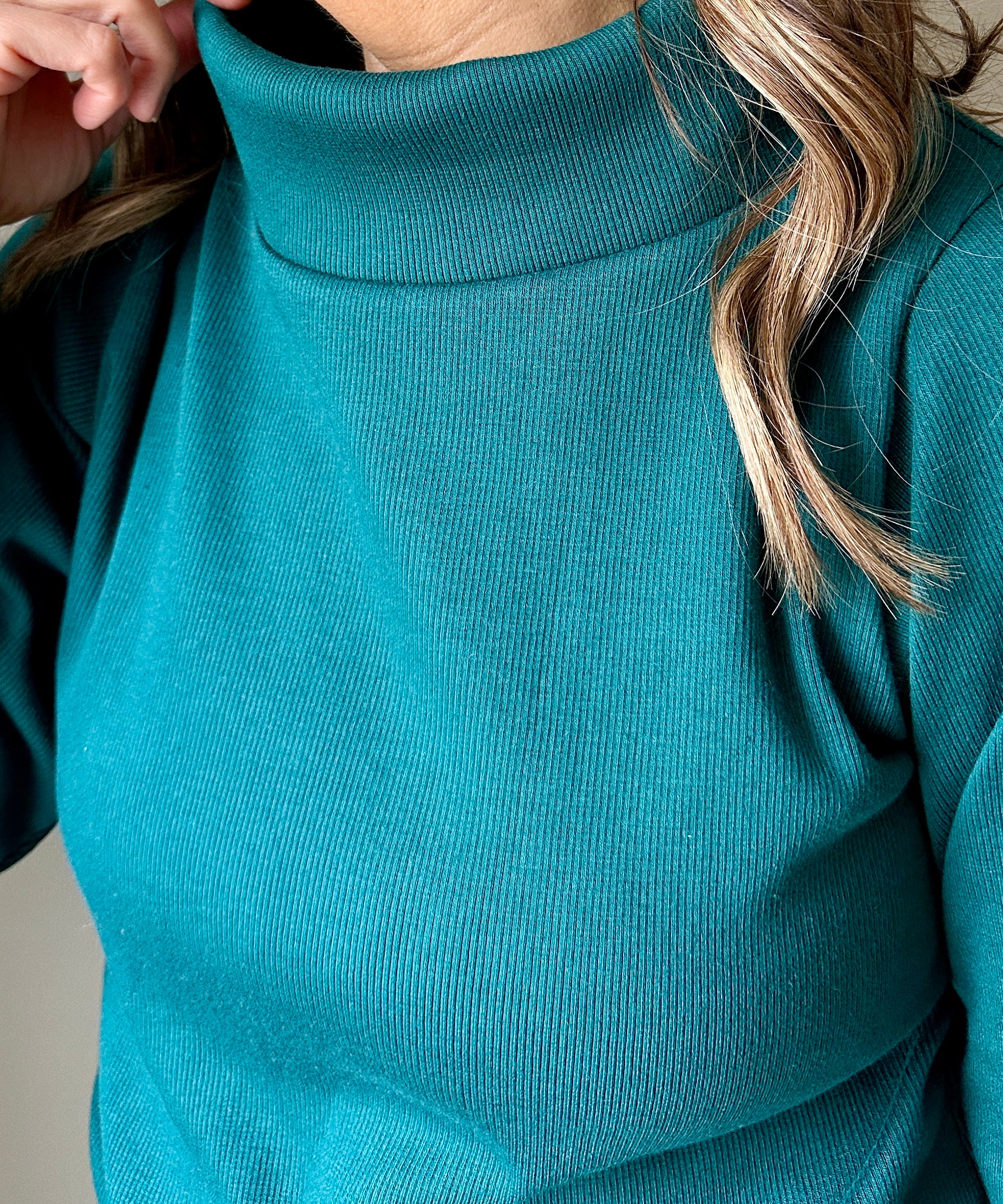 Mock Neck Relaxed Body Suit