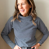 Mock Neck Relaxed Body Suit