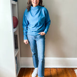 Notched Mock Pull Over