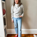 Notched Mock Pull Over