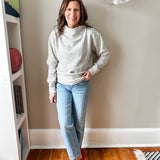 Notched Mock Pull Over