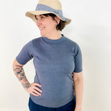 Elbow Sleeve Mock Neck