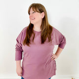 Side Button Terry Tunic