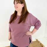 Side Button Terry Tunic